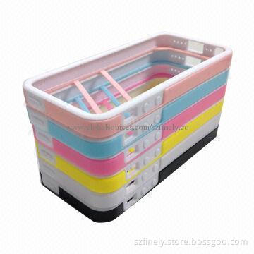 PC + TPU Case for iPhone 5/5S, Bumper, 2-in-1 Design, Various Colors are Available